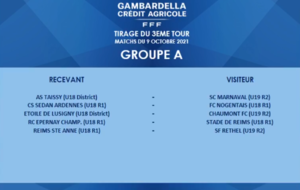 3ème tour Coupe Gambardella : ce sera Chaumont !